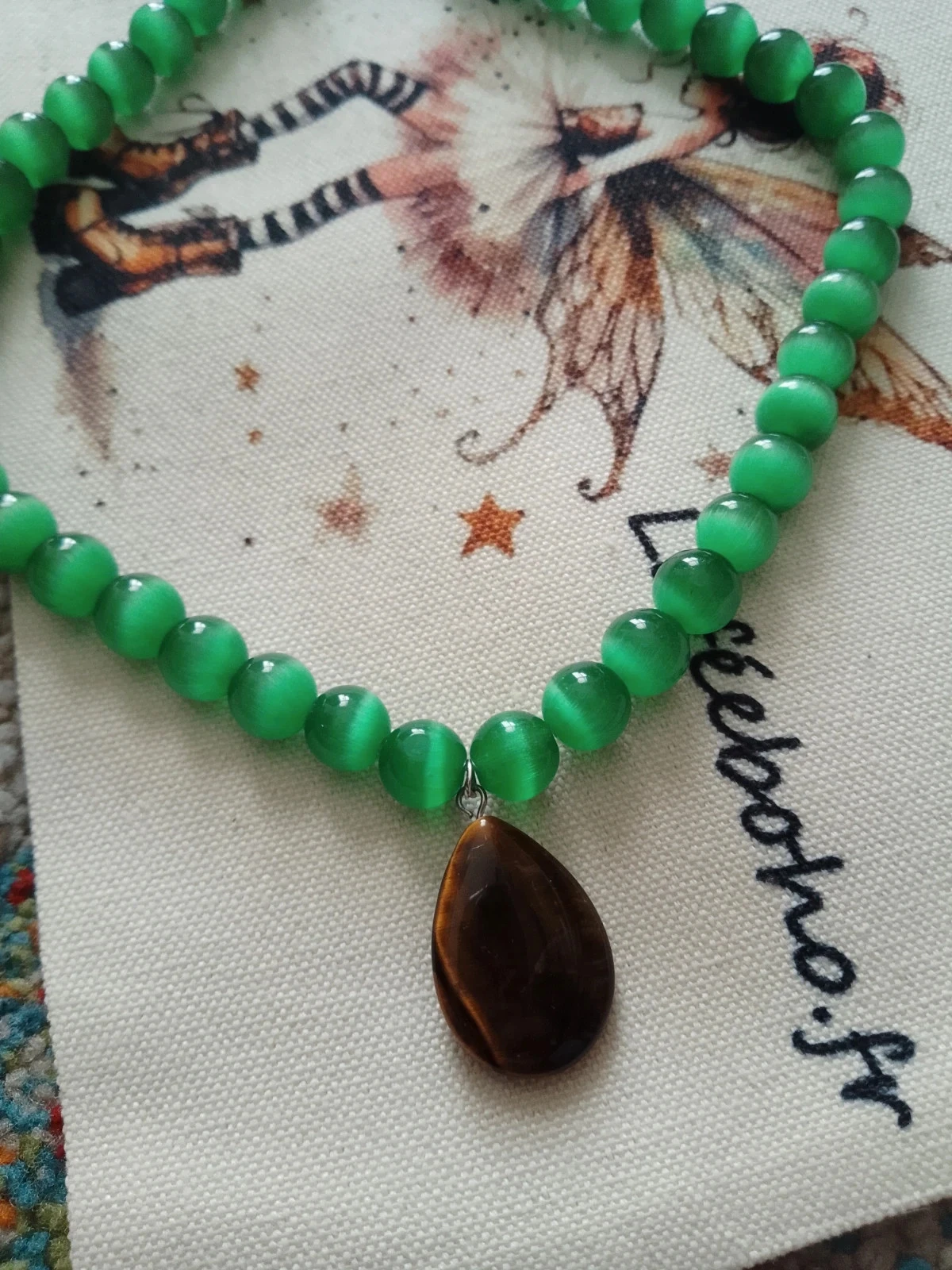 Collar de piedras naturales semipreciosas – photo 2